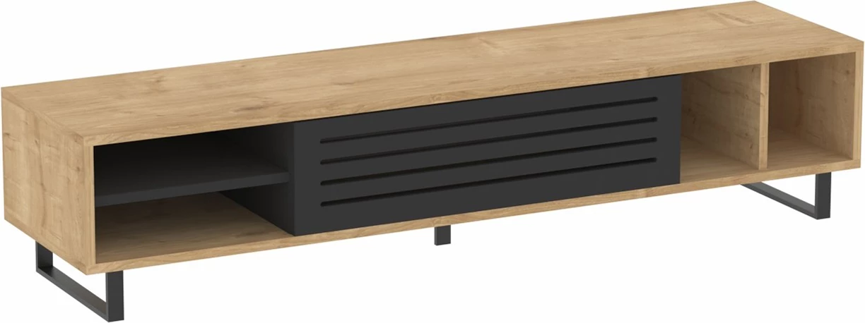 Komodë TV Skye Decor, ngjyrë safir, antracit