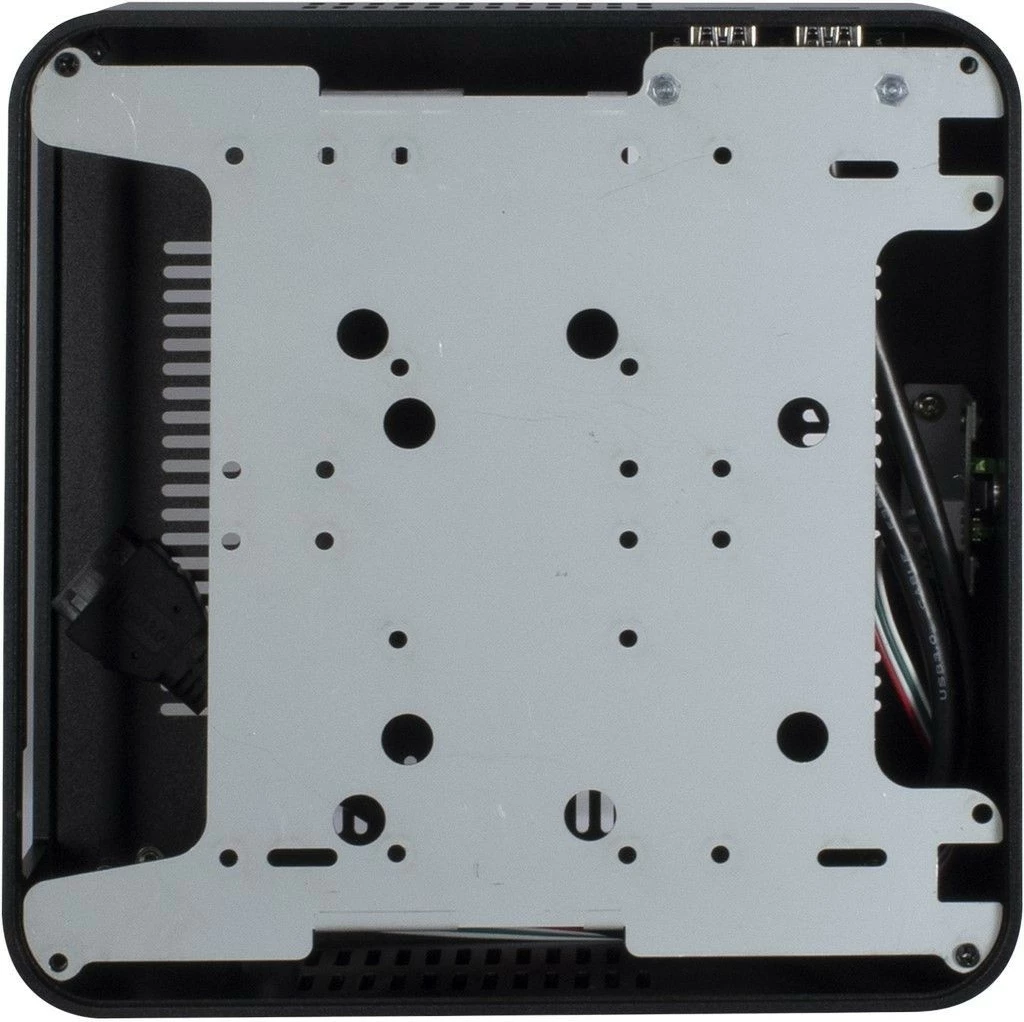Kasë Inter-Tech A80, ITX, Small Form Factor, alumini, e zezë