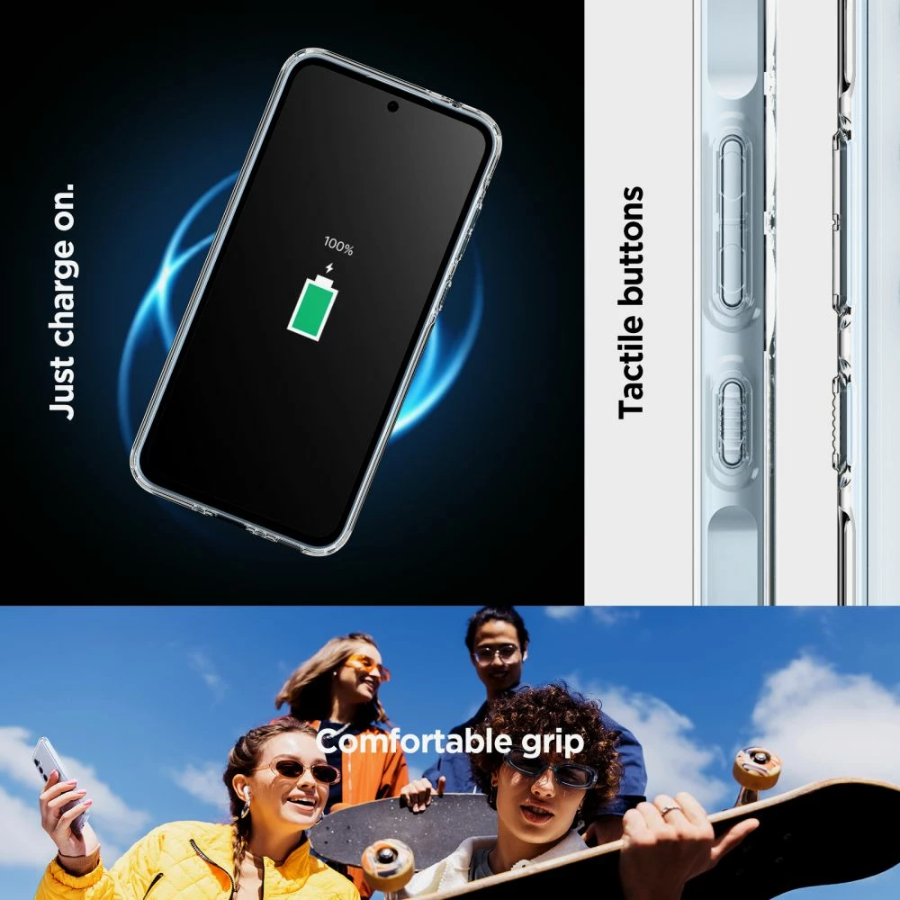 Mbështjellës Spigen Ultra Hybrid për Samsung Galaxy A35 5G, Transparent