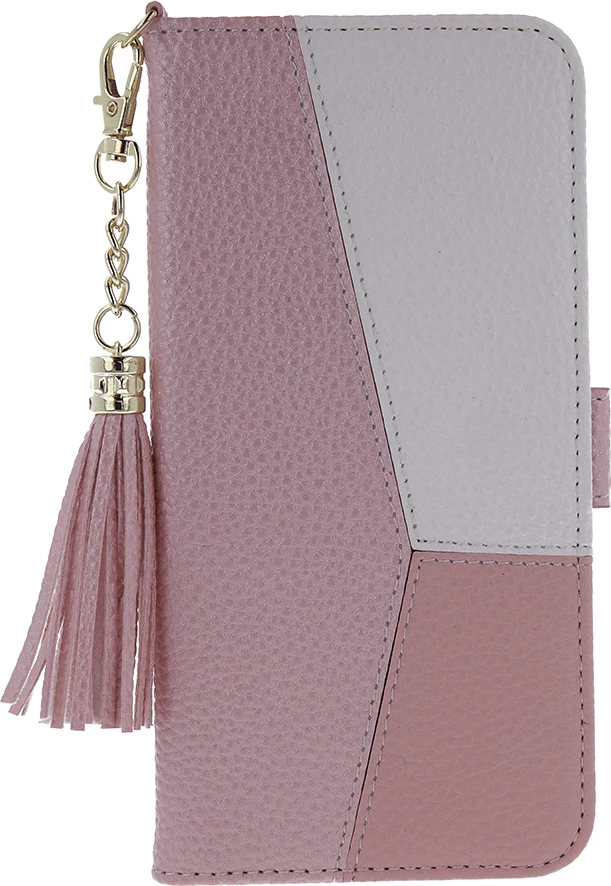 Mbështjellës flip ONASI Beauty për Samsung Galaxy S23 Ultra 5G, PU lëkurë, me zinxhir dhe 2 xhepa kartash, rozë