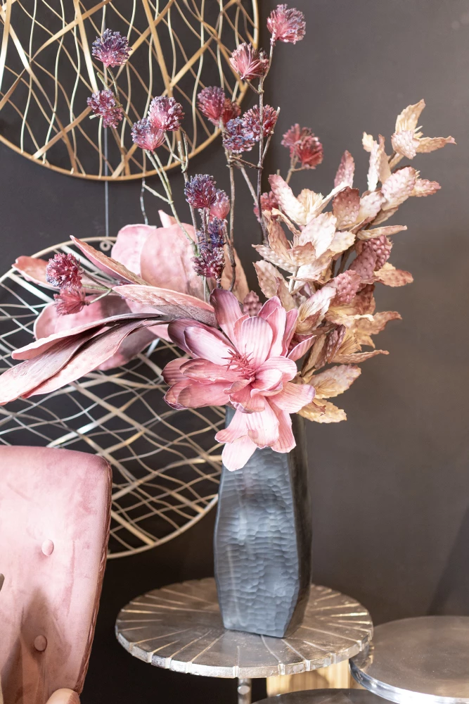 Vazo Meissel, qelq gri, 15x9x40 cm