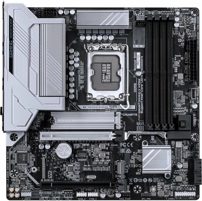 Motherboard Gigabyte B860M Gaming X WiFi 6E, DDR5, LGA 1851, Micro ATX