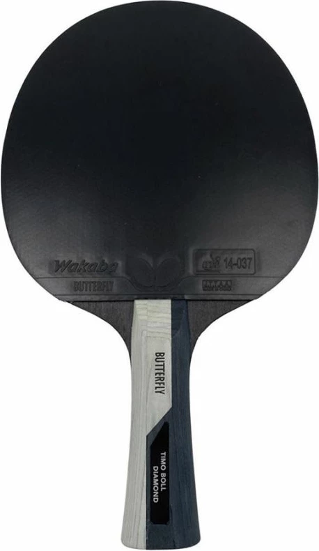Raketë pingpongu Butterfly Timo Boll Diamond S841443 për meshkuj dhe femra [Dorëza: FL-konkav]