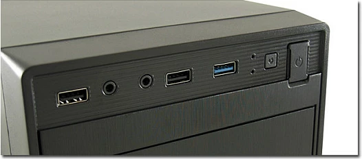 Kasë LC-Power 2014MB, Midi Tower, micro ATX, Mini-ITX, e zezë