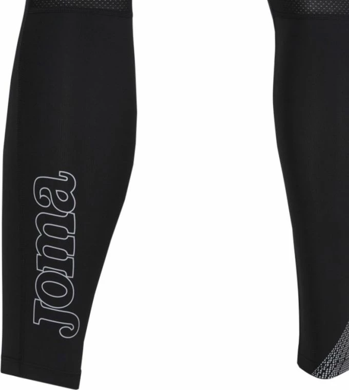 Leggings për Vrapim në Natë për Meshkuj Joma, të zezë