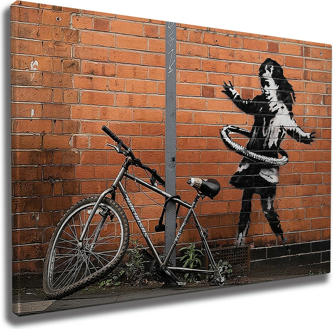 Pikturë dekorative në kanavacë, Banksy, shumëngjyrëshe, WY22, 70x100cm