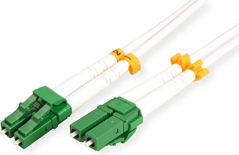 Kabllo fiber optike ROLINE 21158635, OS2 single-mode, LC-LC duplex, 10m, e bardhë