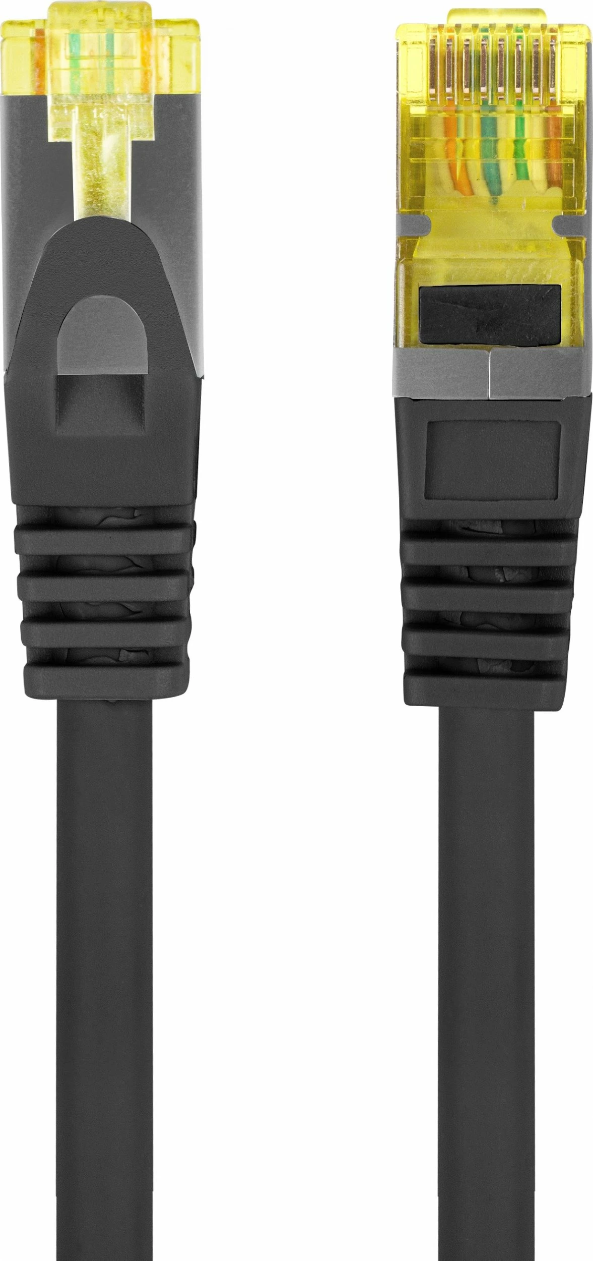 Kabllo rrjeti Lanberg PCF6A-10CU-0200-BK Cat.6a S/FTP LSZH bakër 2 m, e zezë