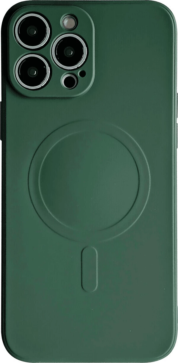 Mbështjellës ONASI MagSafe Cover për iPhone 13 Pro, silikon mat, MPN 16078, jeshile matte