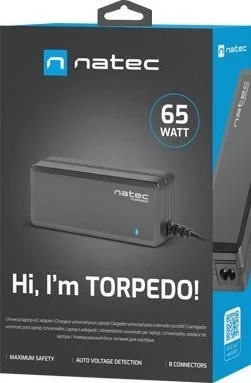 Adapter universal Natec Torpedo UNI-70 70W për laptop