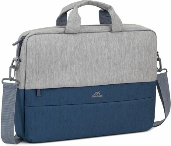 Çantë laptopi RivaCase 7532 15.6" anti-theft, water-repellent, gri/kaltër e errët
