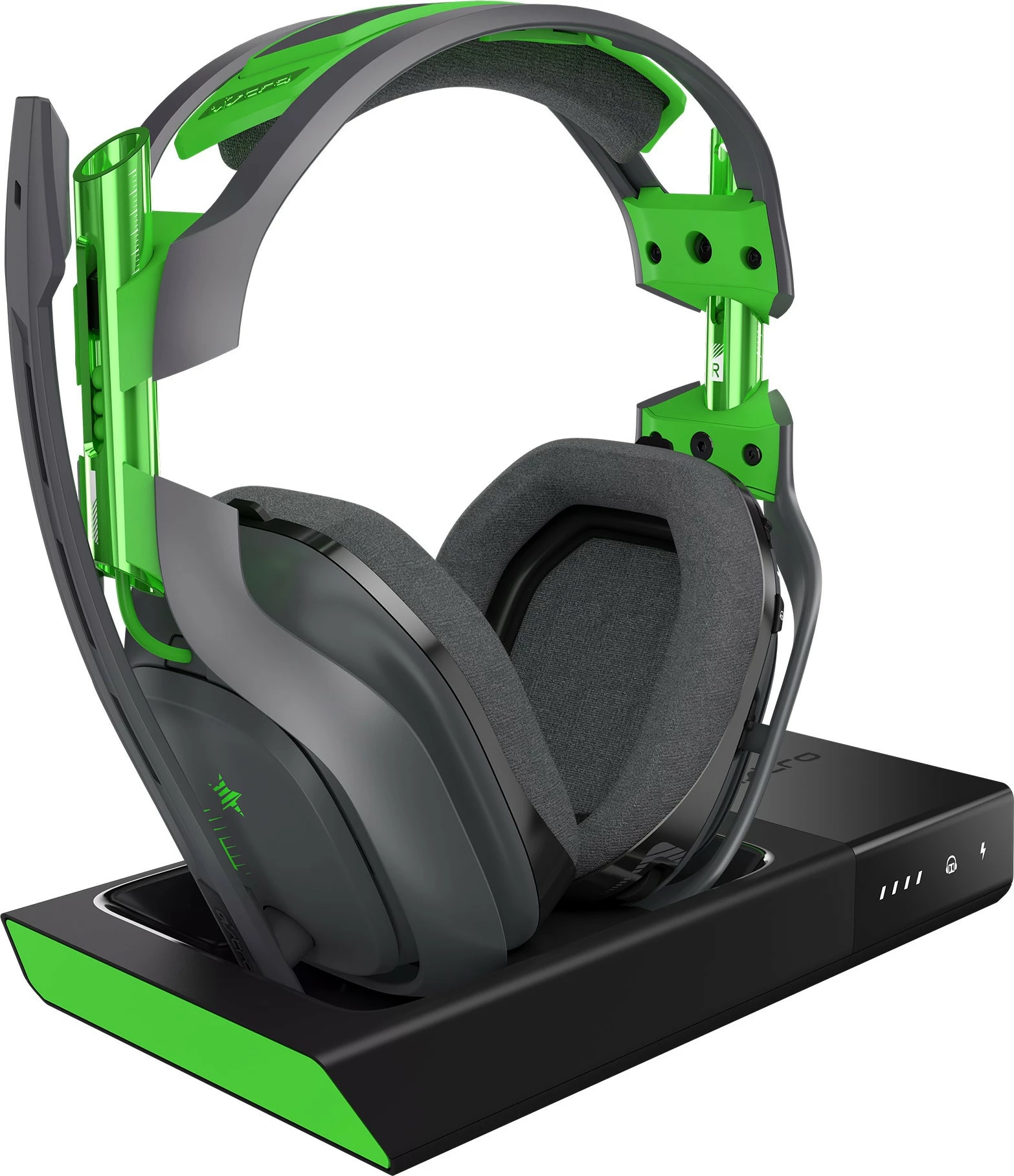 Kufje wireless ASTRO Gaming A50 me bazë, për Xbox One, e zezë/gjelbër