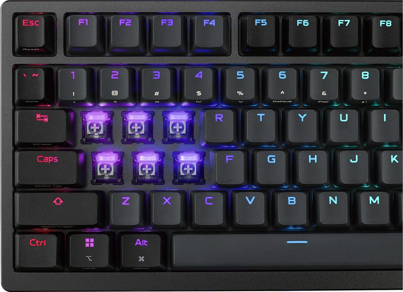 Tastierë gaming ASUS ROG Azoth 96 HE, 96%, USB/2.4GHz/Bluetooth, QWERTZ, RGB, e zezë