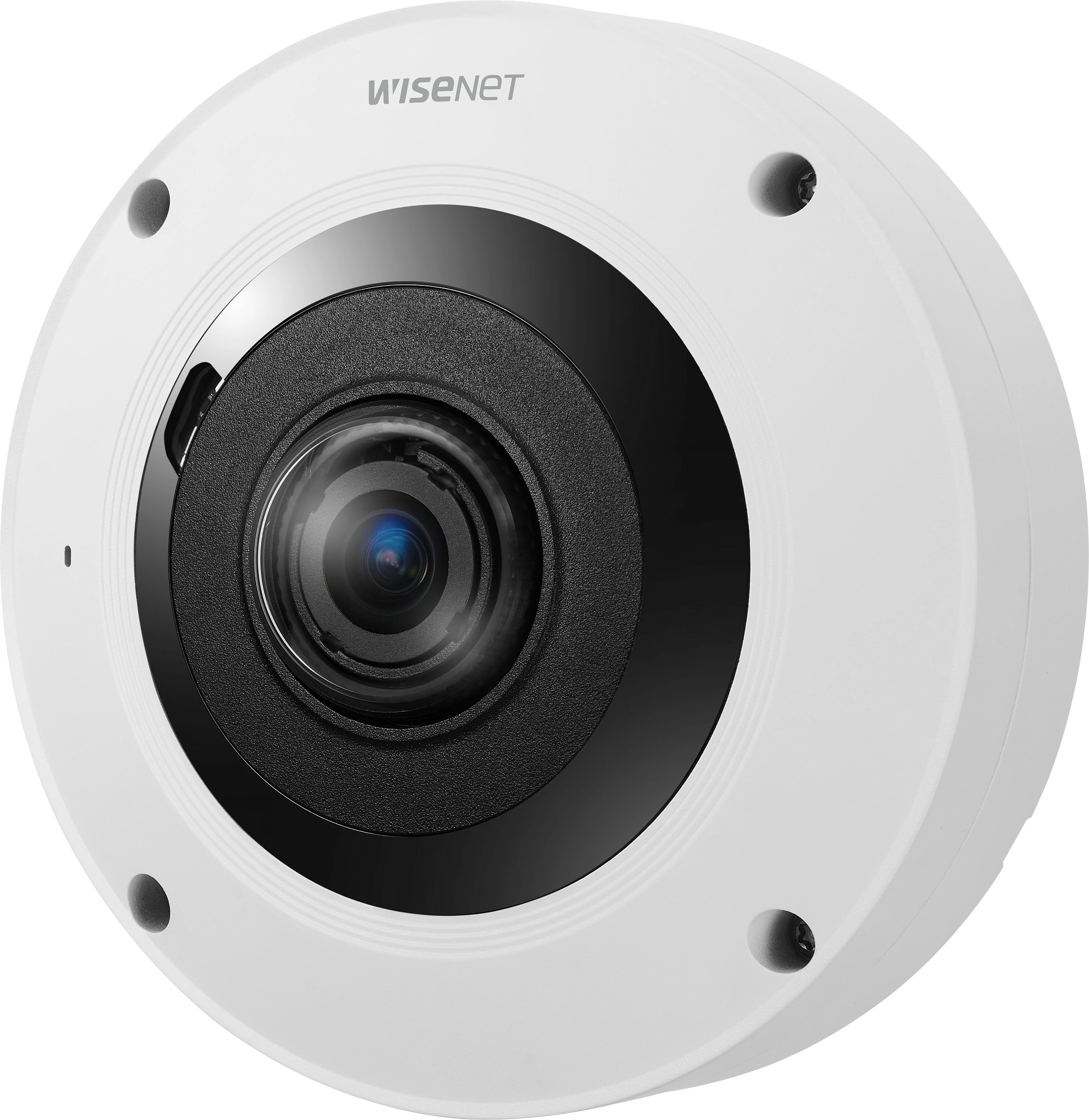 Kamerë sigurie IP Hanwha Wisenet XNF-9013RV, Fisheye 12MP, PoE, IR, IP66 IK10, e bardhë