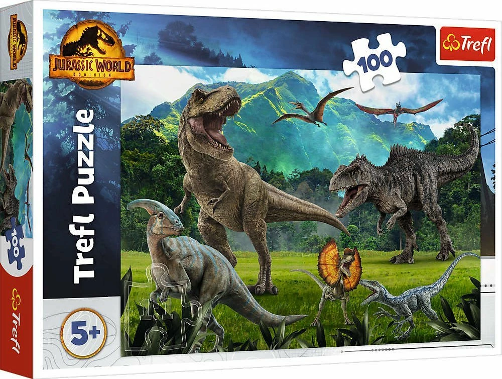 Puzzle Trefl Jurassic Park 100 copë, 410x275 mm, 5+