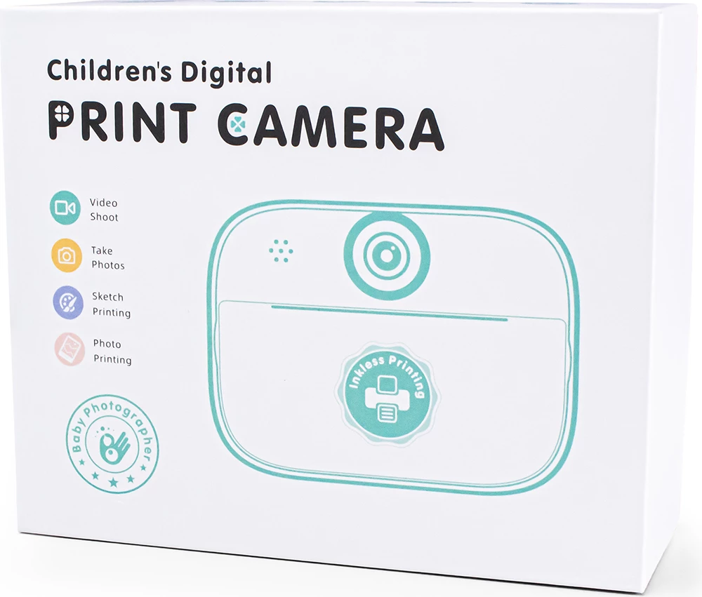 Printer termik mini për fëmijë Hurtel HURC10R me kamerë dhe video, Rozë