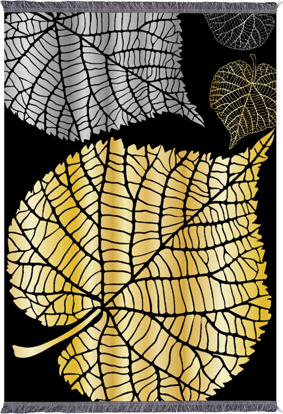 Tepih për dhomë ndeje me thekë, Josiane FH7723.39, gjethe, 180x280 cm