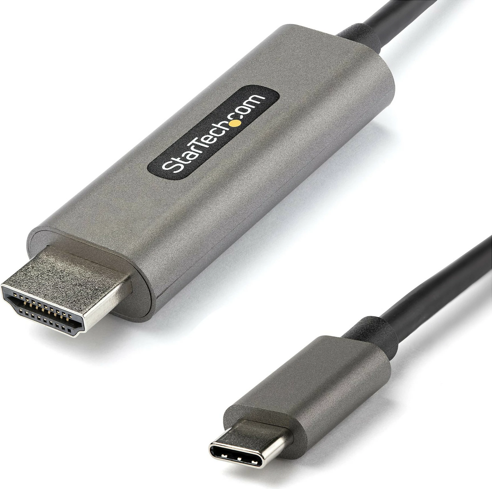 Kabllo USB-C në HDMI StarTech CDP2HDMM2MH, 2m, 4K 60Hz, HDR10, e zezë/argjendtë