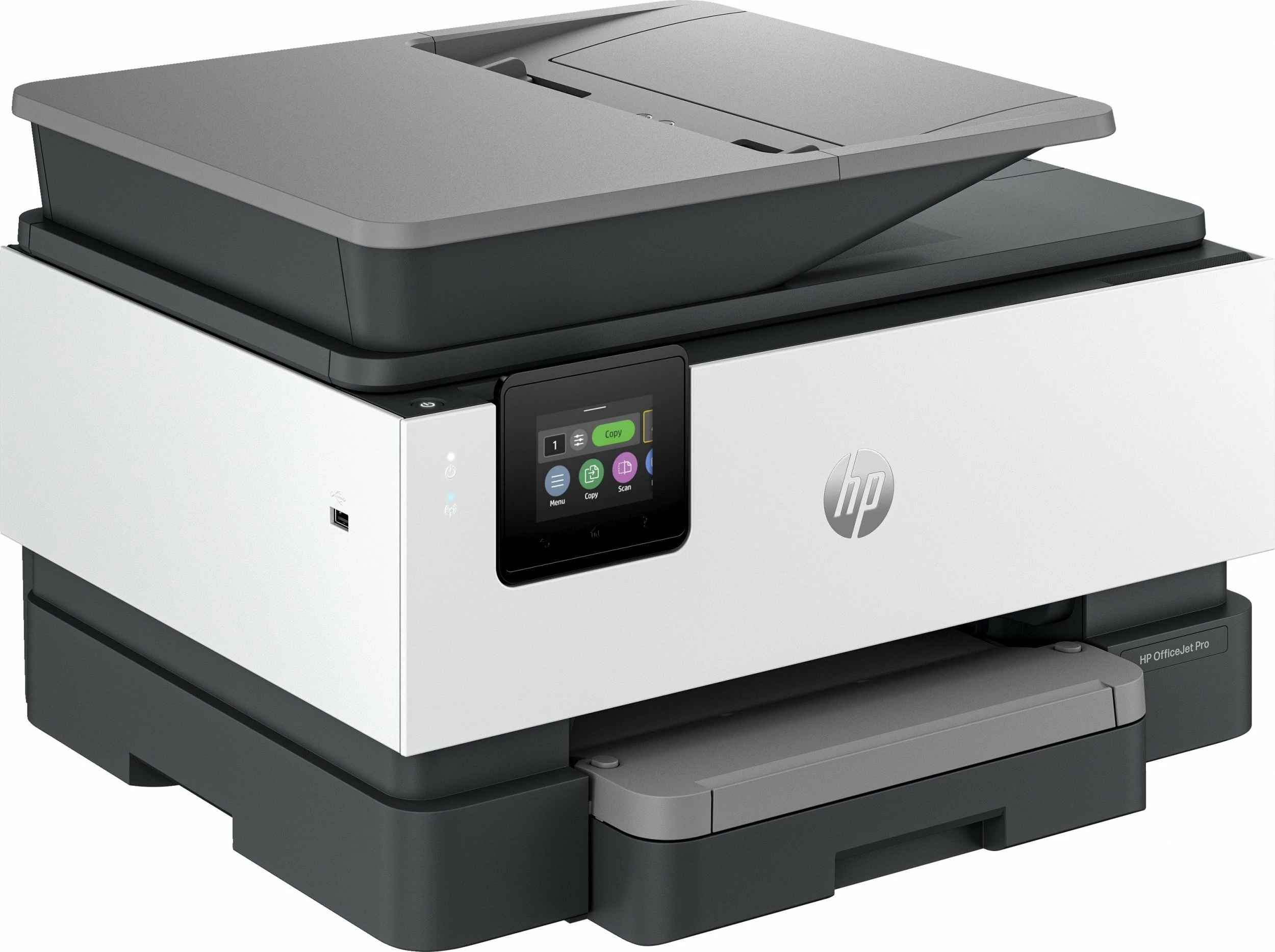 Printer multifunksional inkjet HP OfficeJet Pro 9125e (403X5B), A4, Wi‑Fi/Ethernet/USB, duplex print/scan, ADF, 512 MB, bardhë/gri