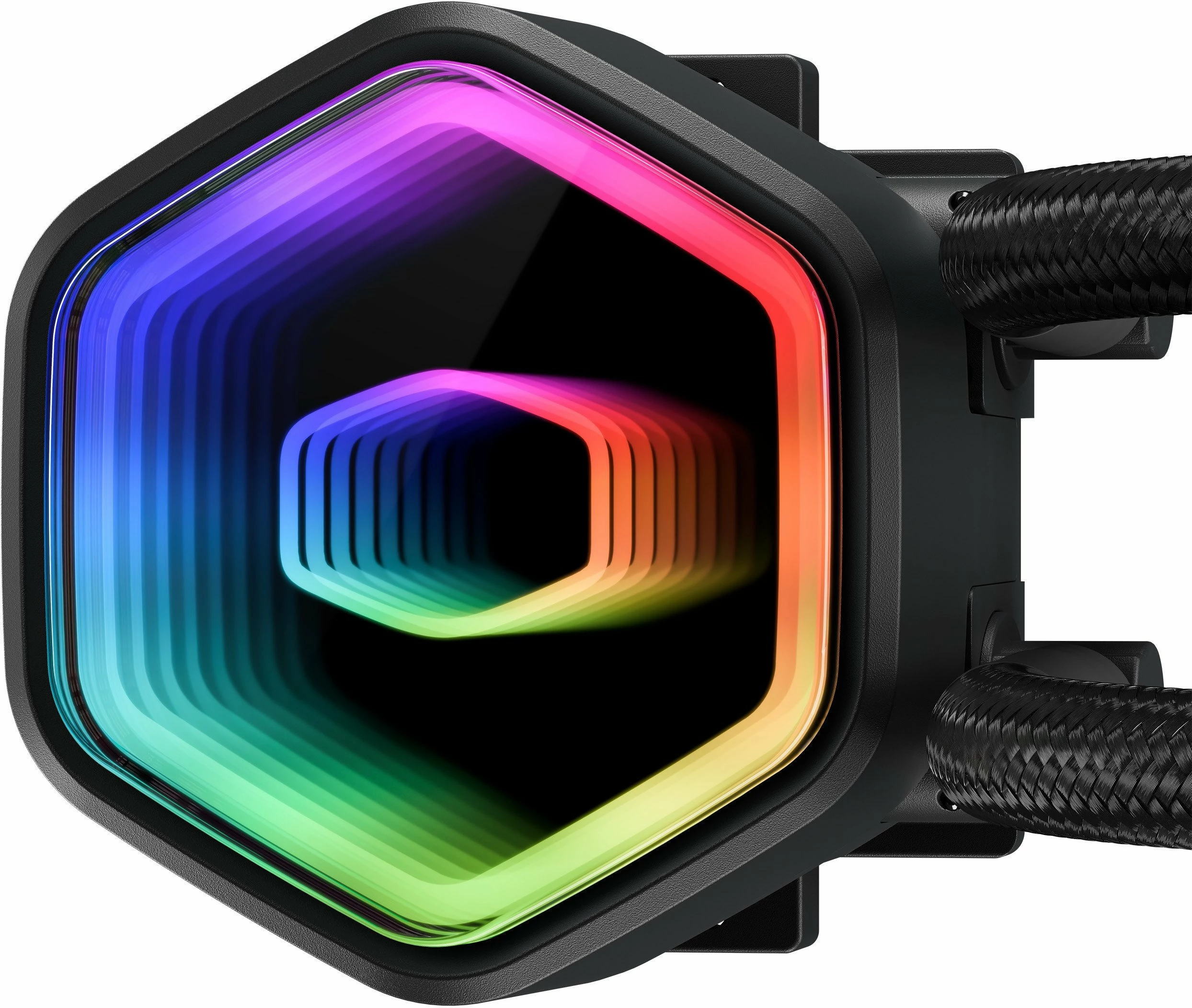 Ftohës me ujë Cooler Master MasterLiquid 360 Core II ARGB 360mm (MLW-D36M-A18PA-R1), e zezë, me 3 ventilatorë