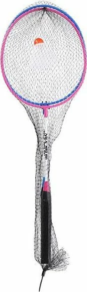 Set badmintoni Nils Extreme NRZ001, çelik, 2 raketa + shuttlecock, rozë/kaltër