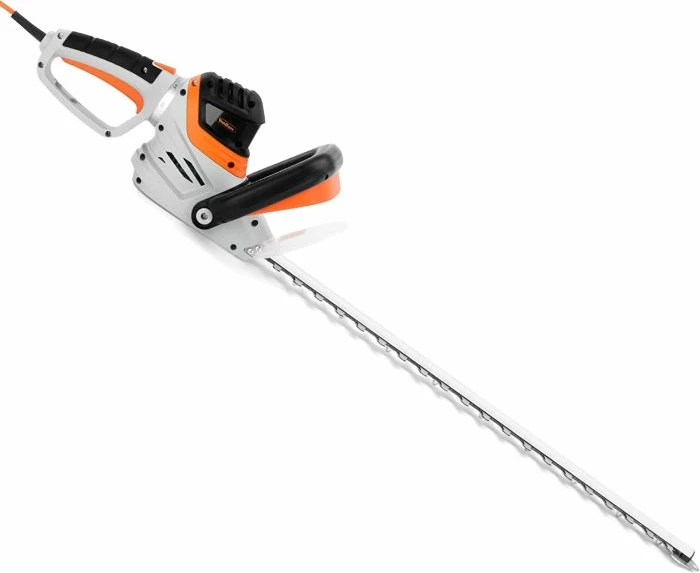 Prerëse elektrike për gardh VONHAUS 2515206 710W, teh 61cm, prerje 24mm, kabllo 10m, bardhë/zezë/portokalli