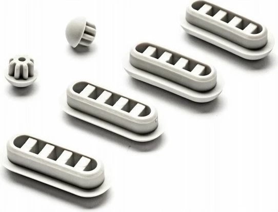 Set tamponësh për ulëse WC, Cersanit, SLIM K99-0240, 6 copë, gri