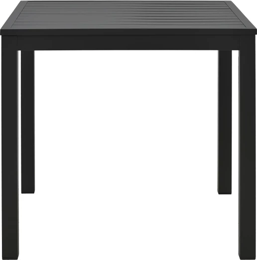 Tavolinë alumini për plazh, ngjyrë e zezë, Kliton, 45x45x41cm