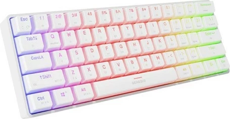 Tastierë Genesis Thor 660 G2 RGB, Gateron Red, e bardhë