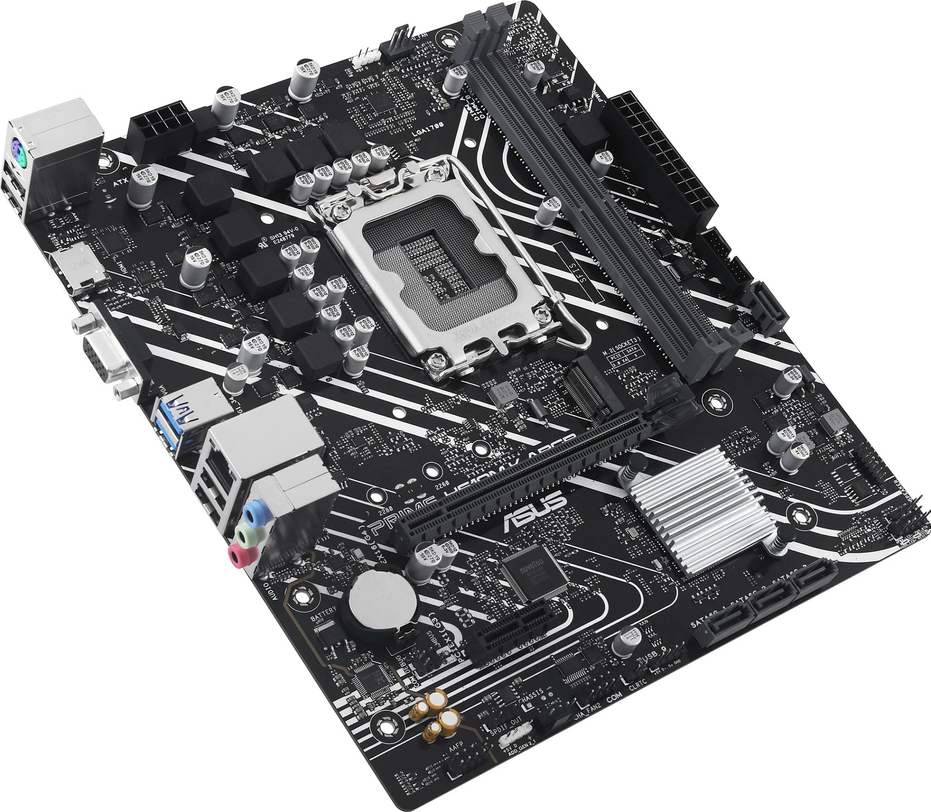 Pllakë amë ASUS PRIME H610M-K ARGB, Intel, DDR5, micro ATX