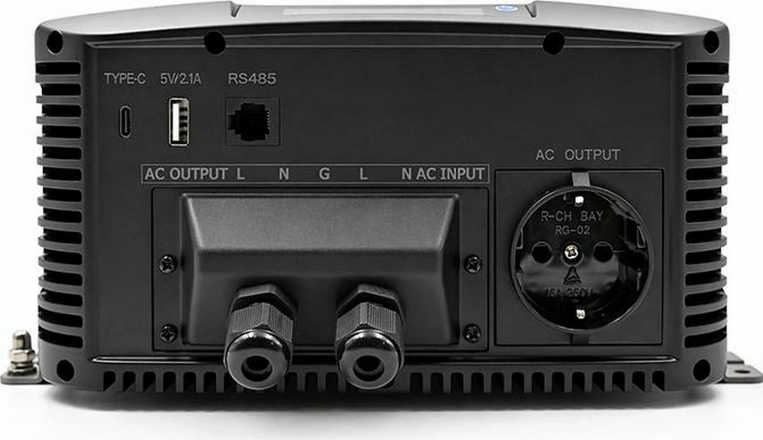 Inverter Qoltec Pure Sine Wave 12V në 230V 3000/6000W, hiri