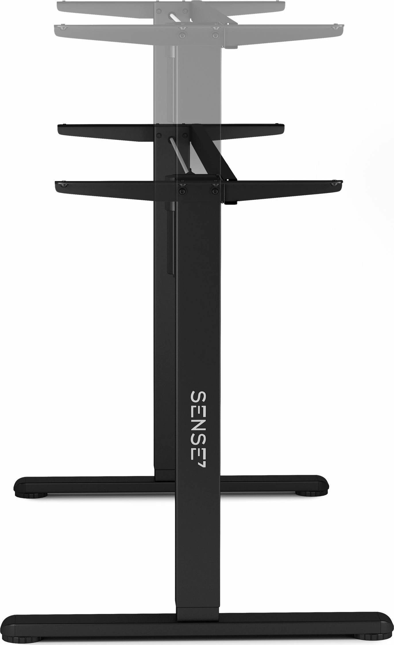 Kornizë tavoline elektrike SENSE7 NOJO, lartësi 72-118 cm, gjerësi 90-135 cm, pa tabletop, e zezë