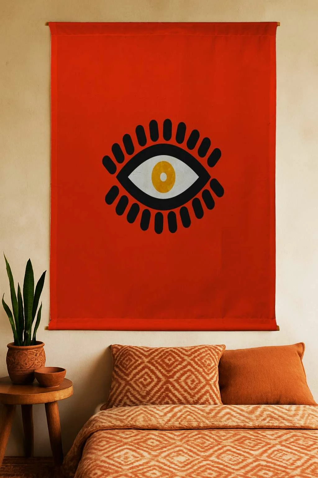 Pikturë dekorative prej poliestëri Wallity, Polybaby 44, shumëngjyrëshe, 145x200cm