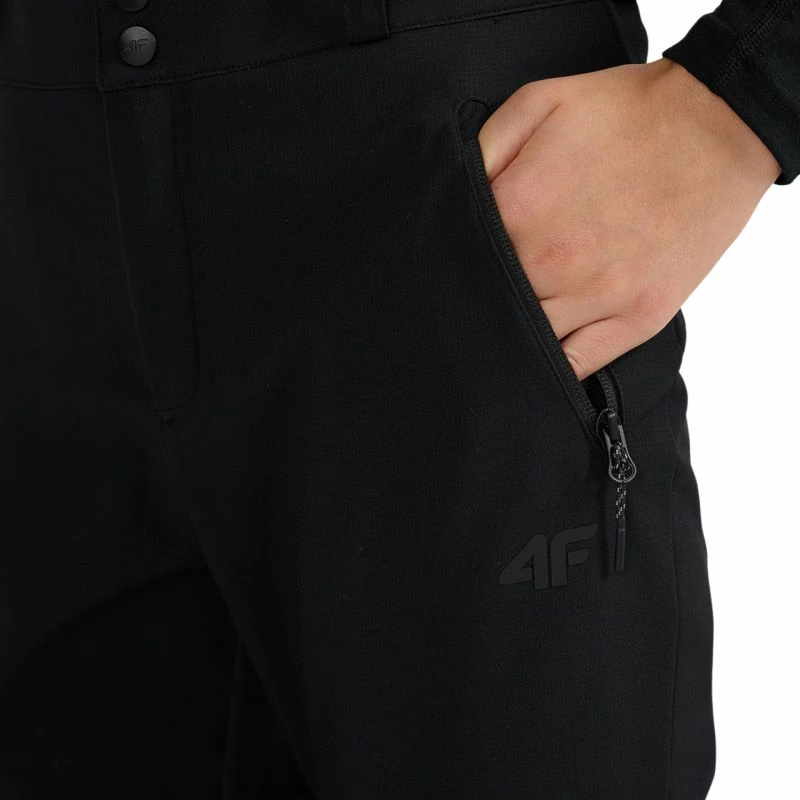 Pantallona softshell për femra 4F, të zeza [Madhësia: L]