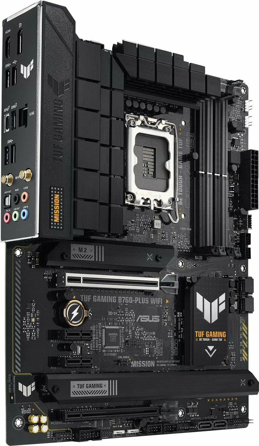 Pllakë amë Asus TUF GAMING B760-PLUS WIFI, ATX, Wi‑Fi, Bluetooth