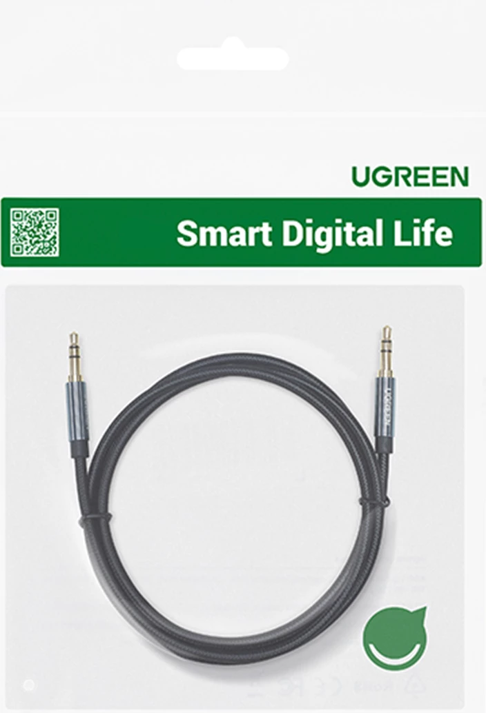 Kabllo audio AUX Ugreen AV112, 5m, mini jack 3.5mm, Kaltër