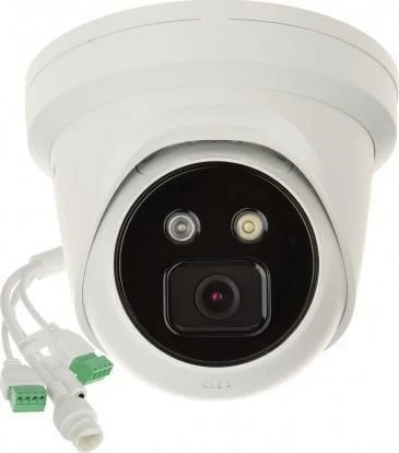 Kamerë IP Hikvision DS-2CD2346G2-ISU/SL, Dome, 4MP, Bardhë