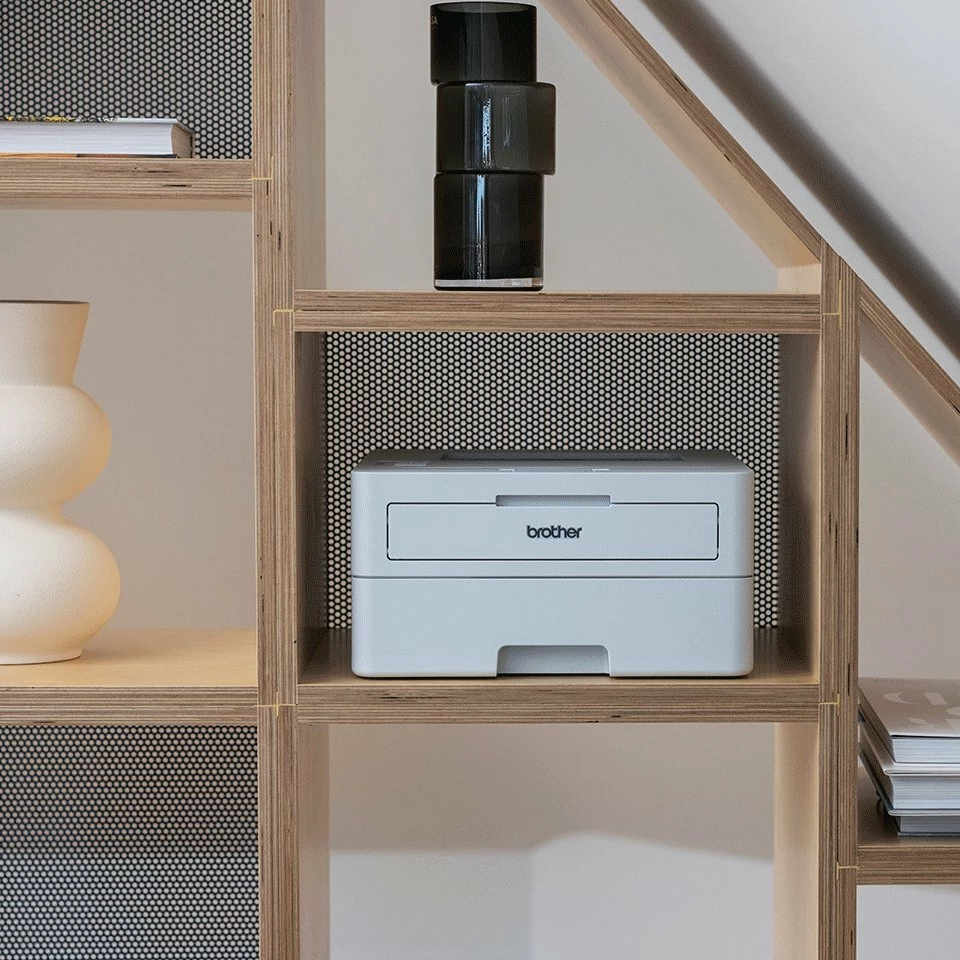 Printer laser Brother HL-L2865DW (HLL2865DWRE1) A4, monokrom, duplex, Wi‑Fi/Ethernet/USB, 128 MB, 34 ppm, i bardhë