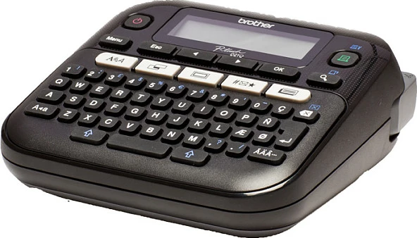 Printer etiketash Brother P-touch PT-D210, QWERTY, 180 x 180 DPI, gri/bardhë