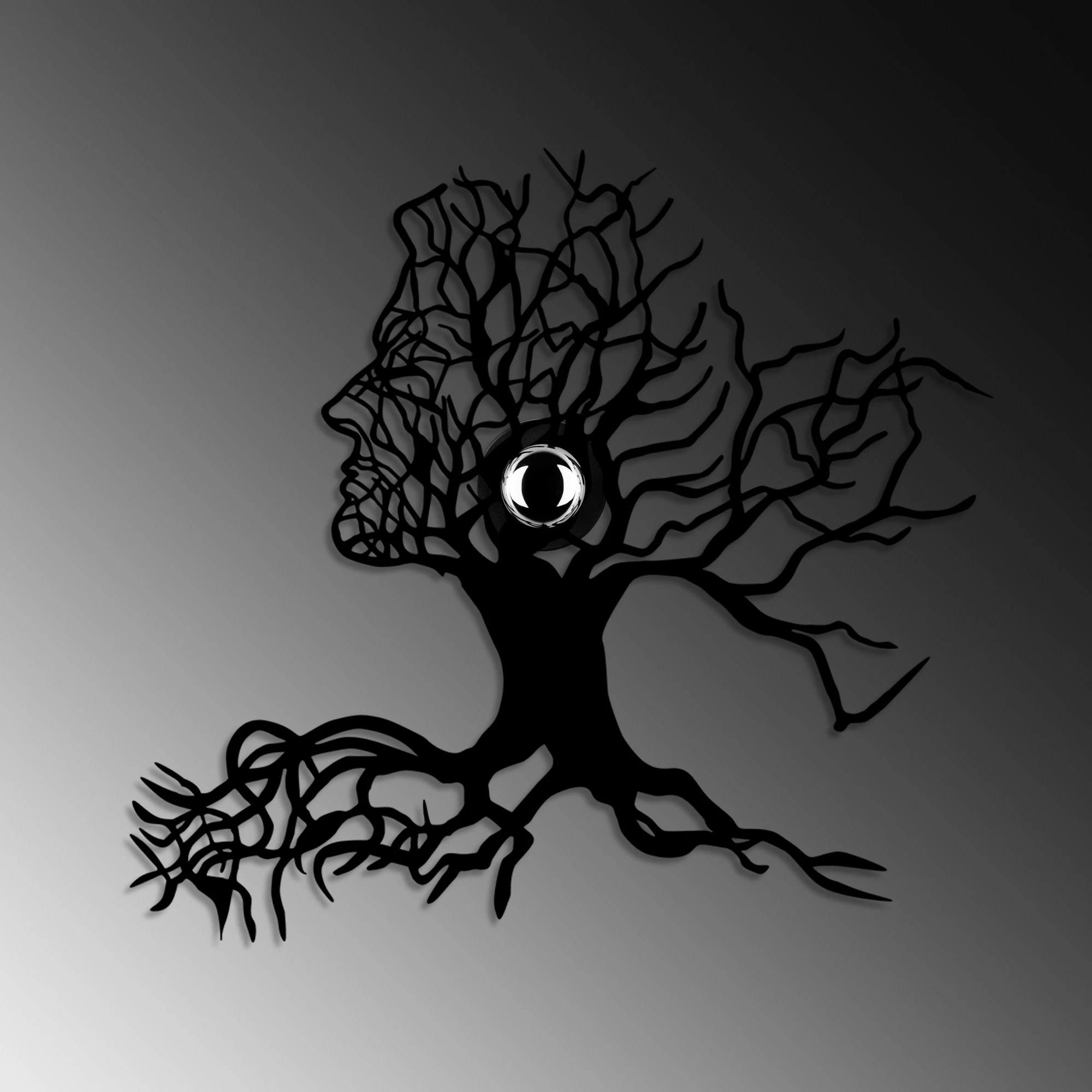 Llambë muri Opviq, Tree Man, ngjyrë e zezë