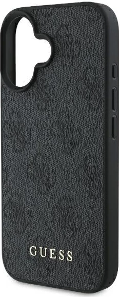 Mbështjellës Guess 4G Classic për iPhone 16 Plus, i zi