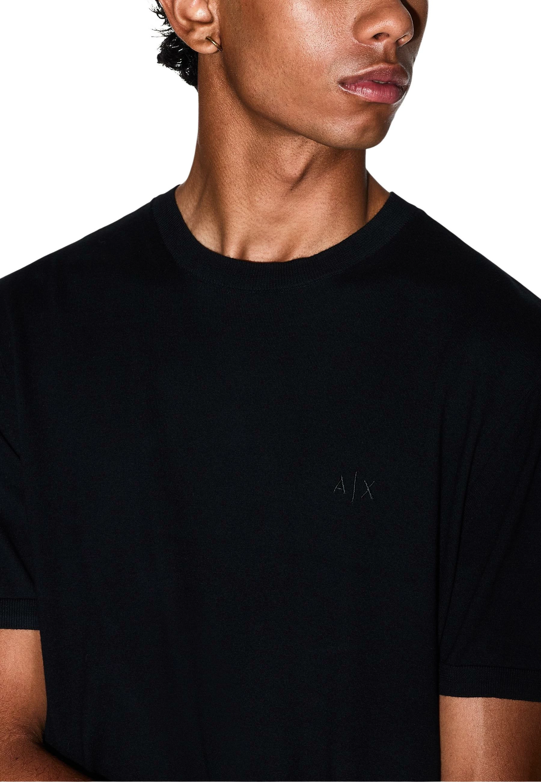 Maicë për meshkuj Armani Exchange 8NZM5C ZM3JZ, e zezë [Madhësia: M]