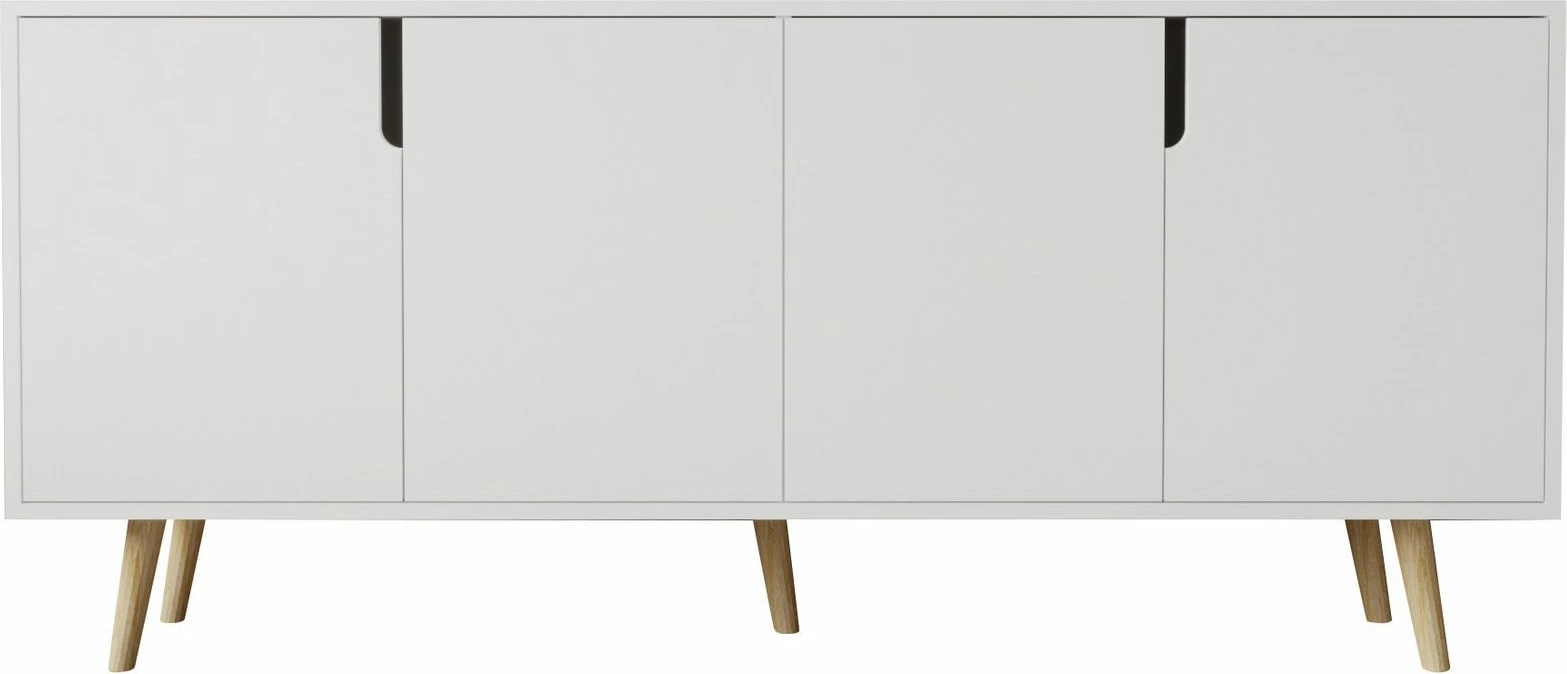 Konsolë moderne Skye Decor Latina, e bardhë, 180 cm