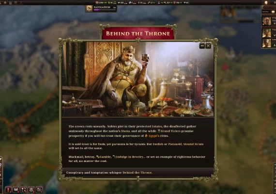 Old World: Behind the Throne DLC EN/DE/FR/JA/RU/ZH/ES/ZH Global