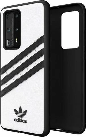 Mbështjellës Adidas Originals Moulded PU SS20 për Huawei P40, back cover, plastikë, zi/bardhë