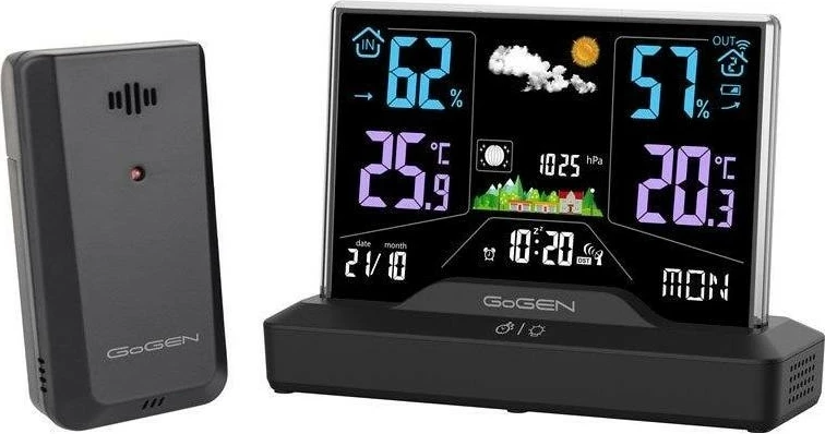 Stacion moti GoGEN GOG-ME2000, ekran i ndriçuar, sensor pa tela, zi