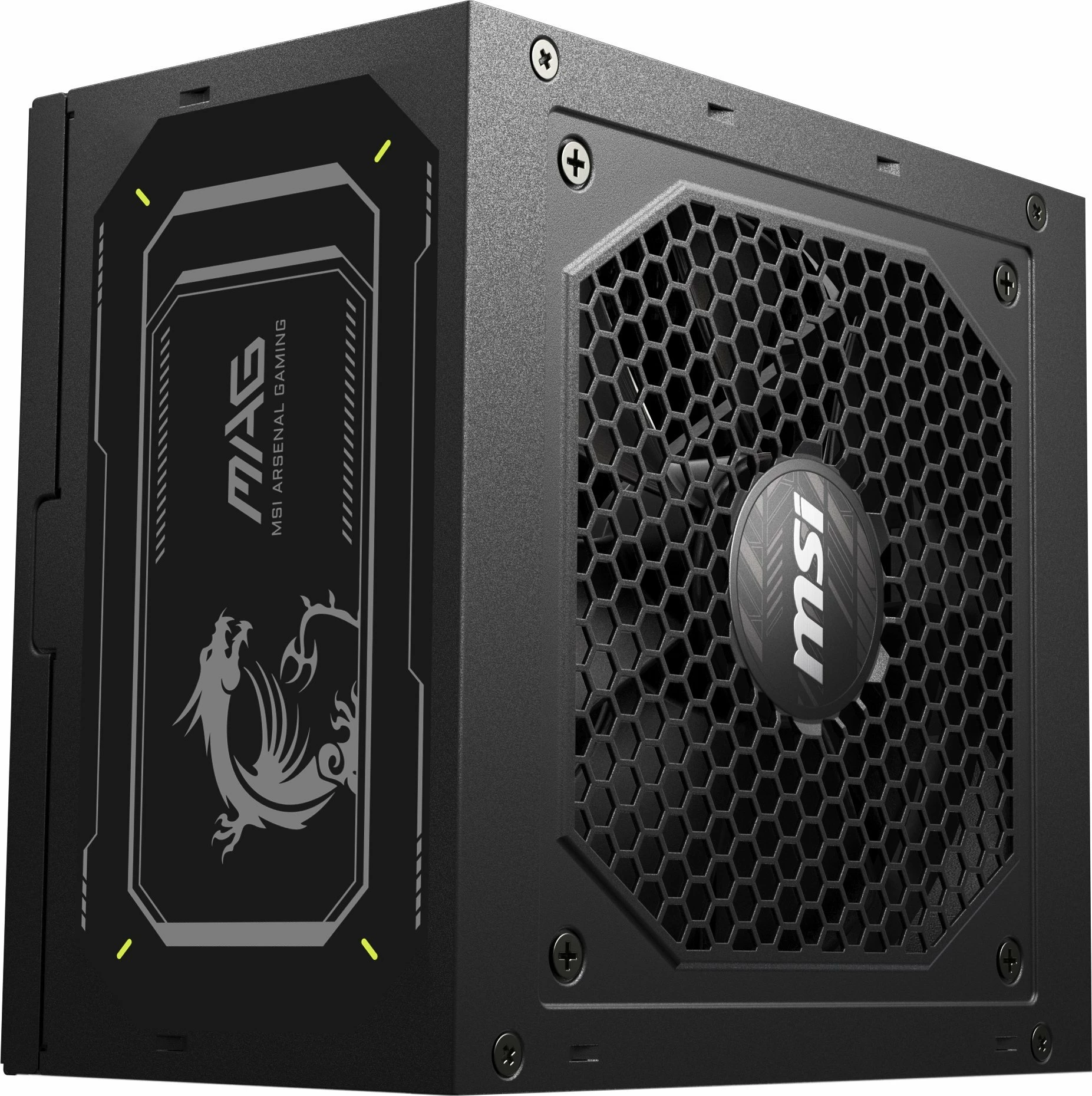 Furnizues rryme MSI MAG A750GL PCIE5 II 750W, 80 Plus Gold, ATX 3.1, modular i plotë, i zi