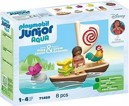 Set lodrash Playmobil Junior Disney Vaiana 71459, katamaran, 8 pjesë