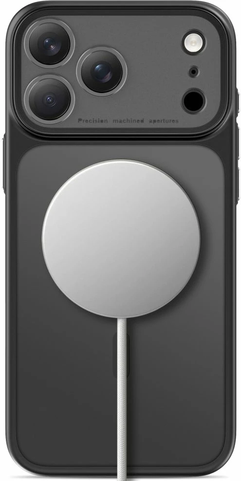 Mbështjellës Tech-Protect MagPrime MagSafe CC për iPhone 18 Pro/17 Pro, MagSafe, me mbulesë kamere, Matte Black, 1 copë