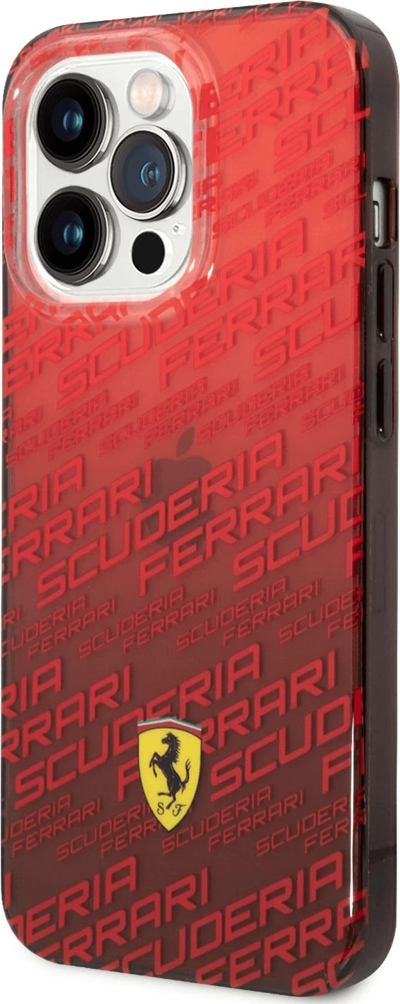Mbështjellës silikoni Ferrari Scuderia Ferrari FEHCP14LEAOR për iPhone 14 Pro, e kuqe
